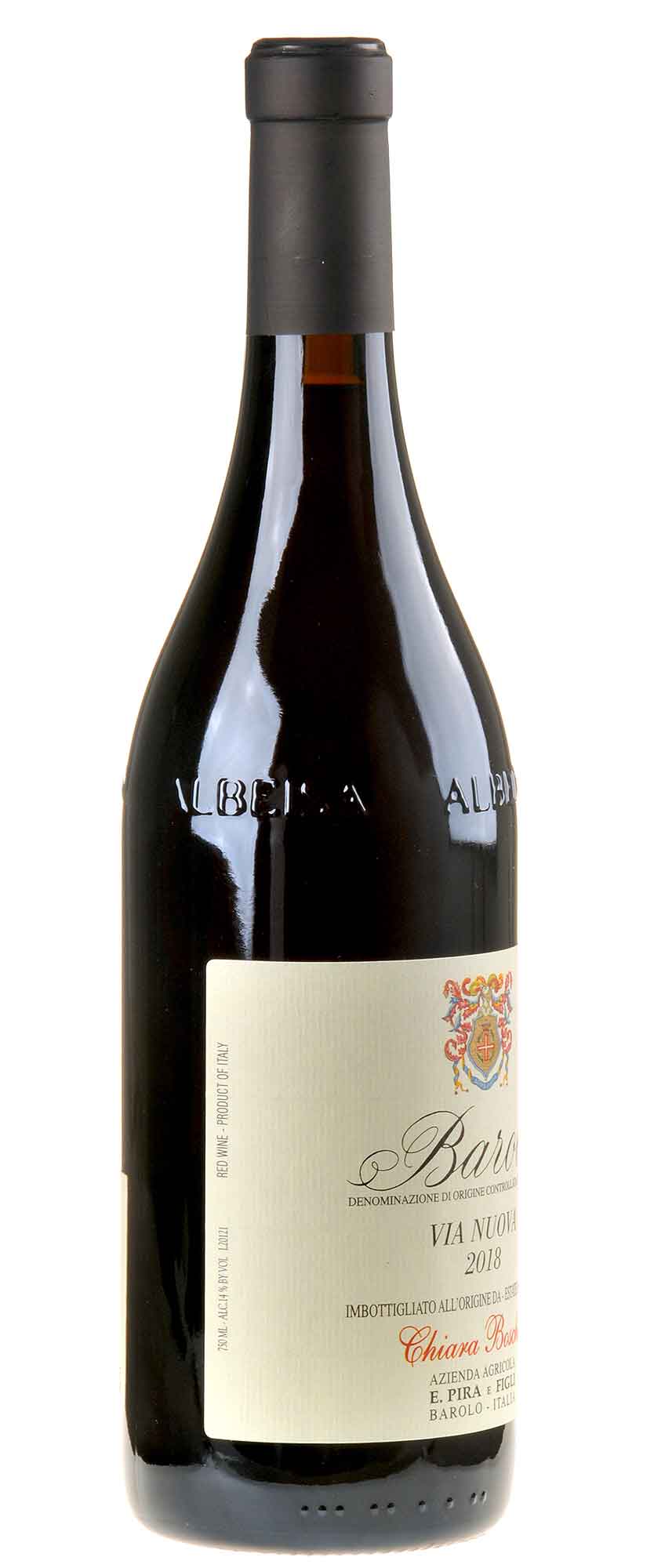 Chiara Boschis Barolo Via Nuova Bio 2018 Seitenetikett
