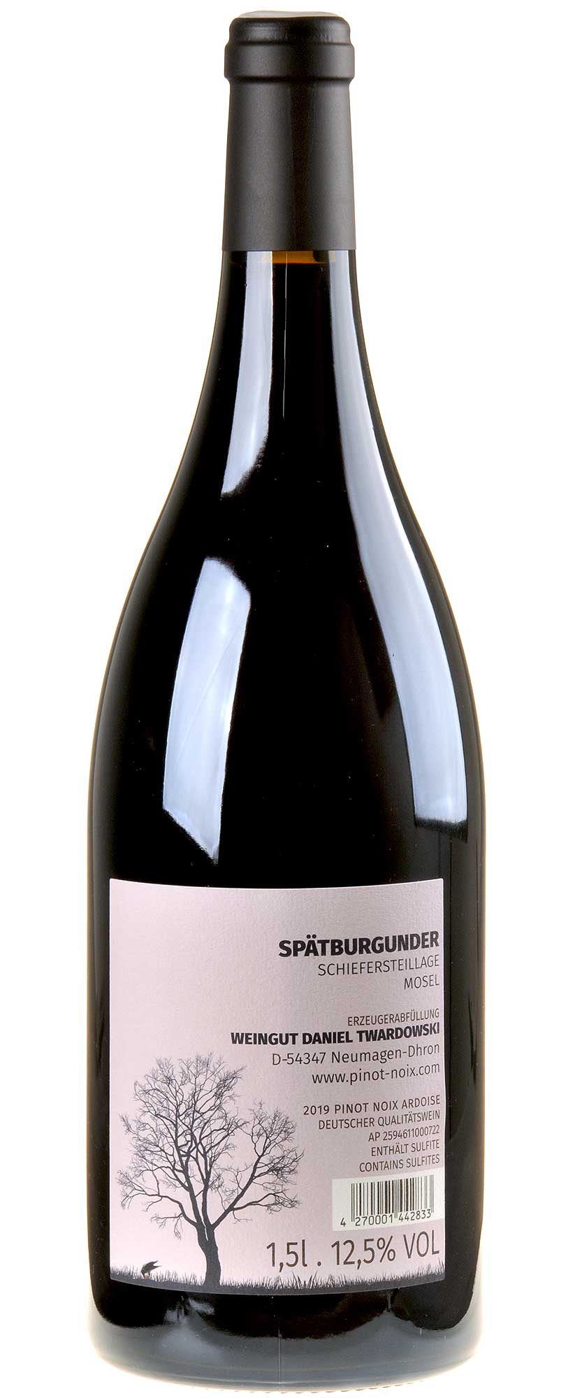 Daniel Twardowski Pinot Noix Ardoise 2019 Magnum Rücketikett
