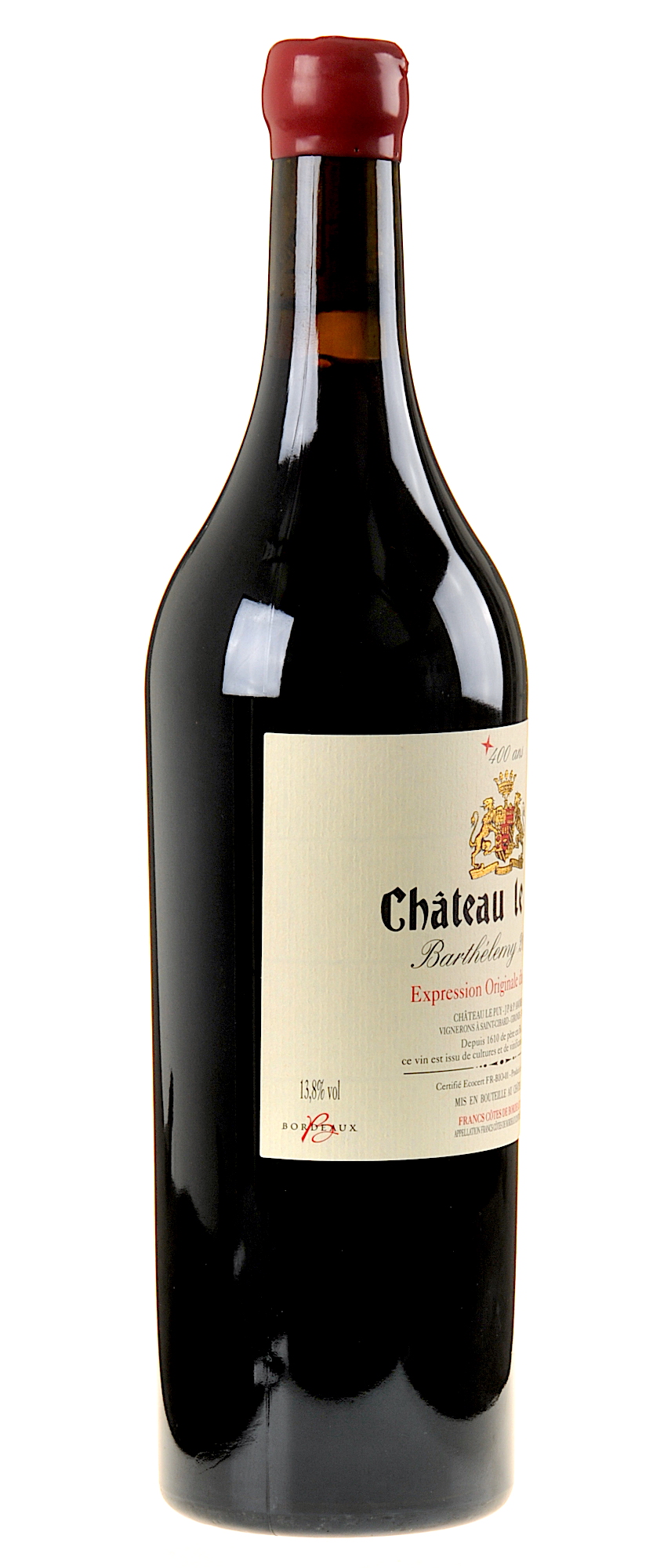 Château Le Puy Barthélemy 2010 Seitenansicht links