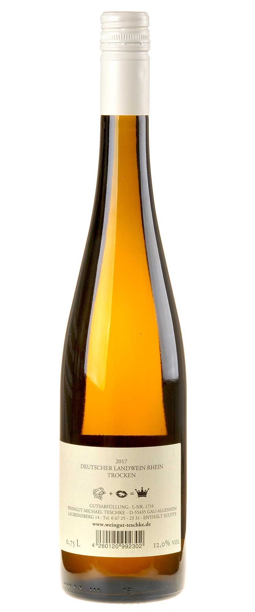 Michael Teschke Sylvaner 19-29 2017 Rücketikett