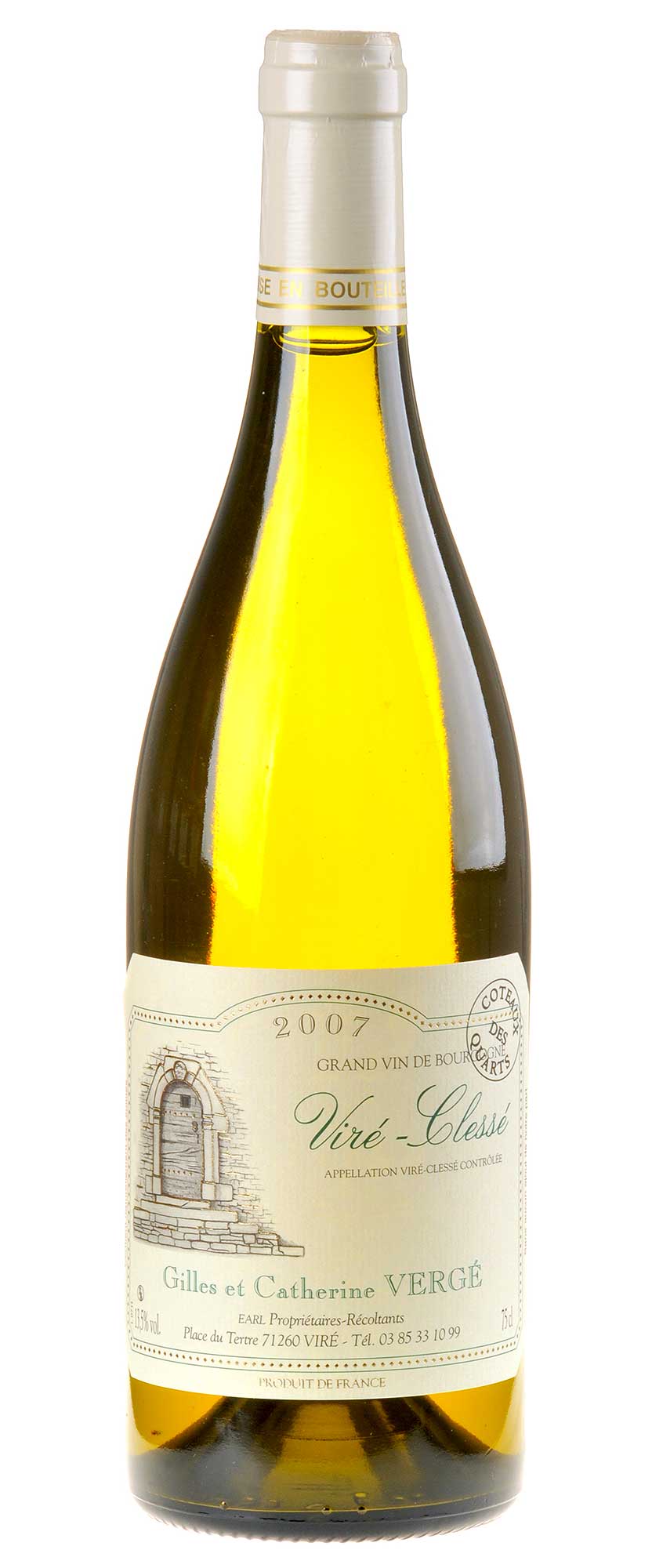 Gilles & Catherine Vergé Viré-Clessé Coteaux des Quarts 2007