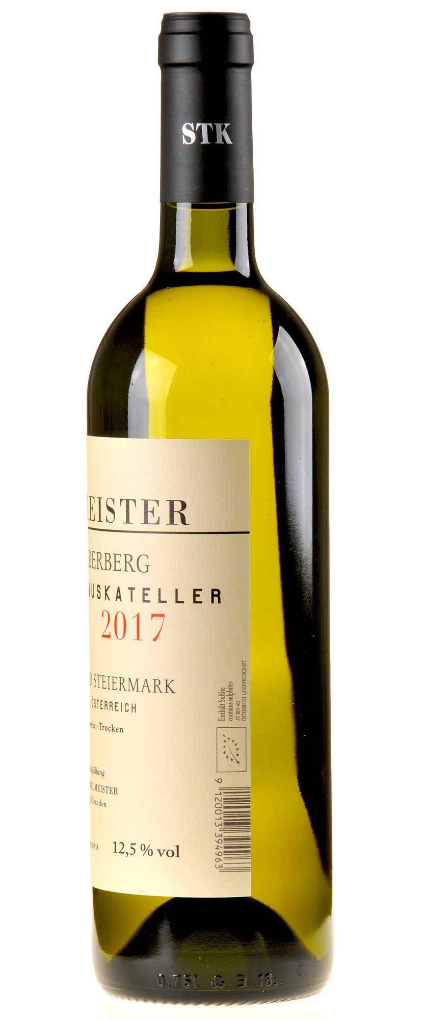 Neumeister Gelber Muskateller Ried Silberberg 2017 Bio Rücketikette