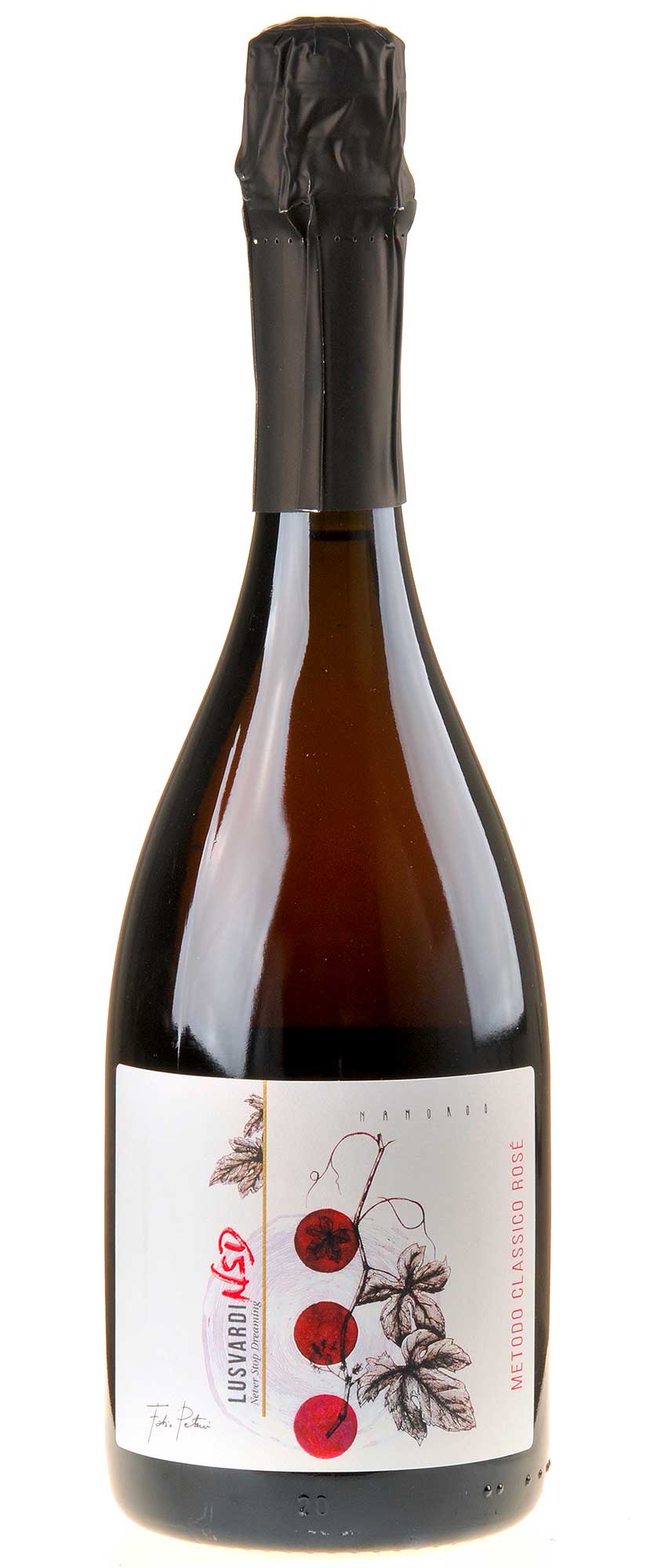 Lusvardi Wine NSD Never Stop Dreaming Rosé Dosage Zero 2019 Bio