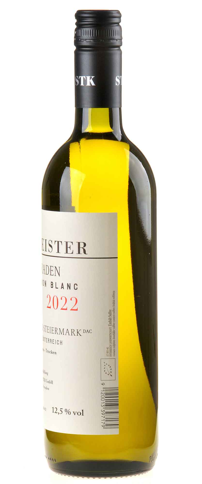 Neumeister Sauvignon Blanc Straden Bio 2022 Rücketikette