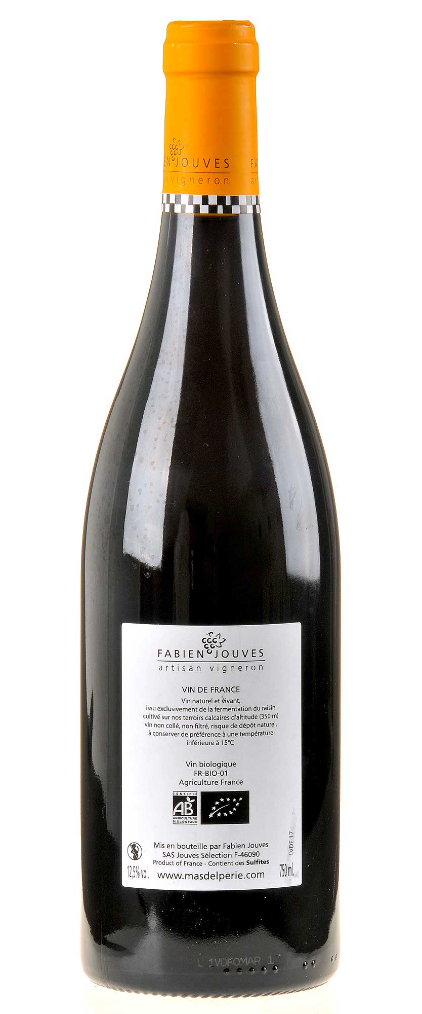 Mas del Périé You fuck my wine?! 2017 Rücketikette