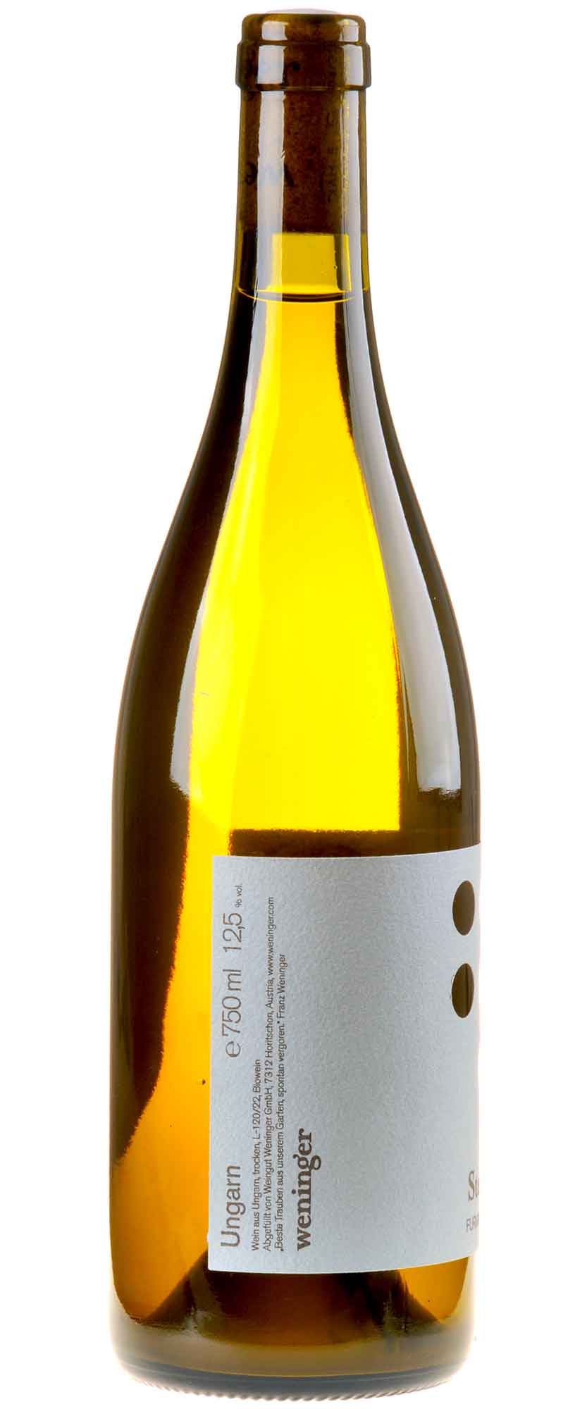 Weingut Weninger Furmint Stein Bio 2021 Seitenetikett