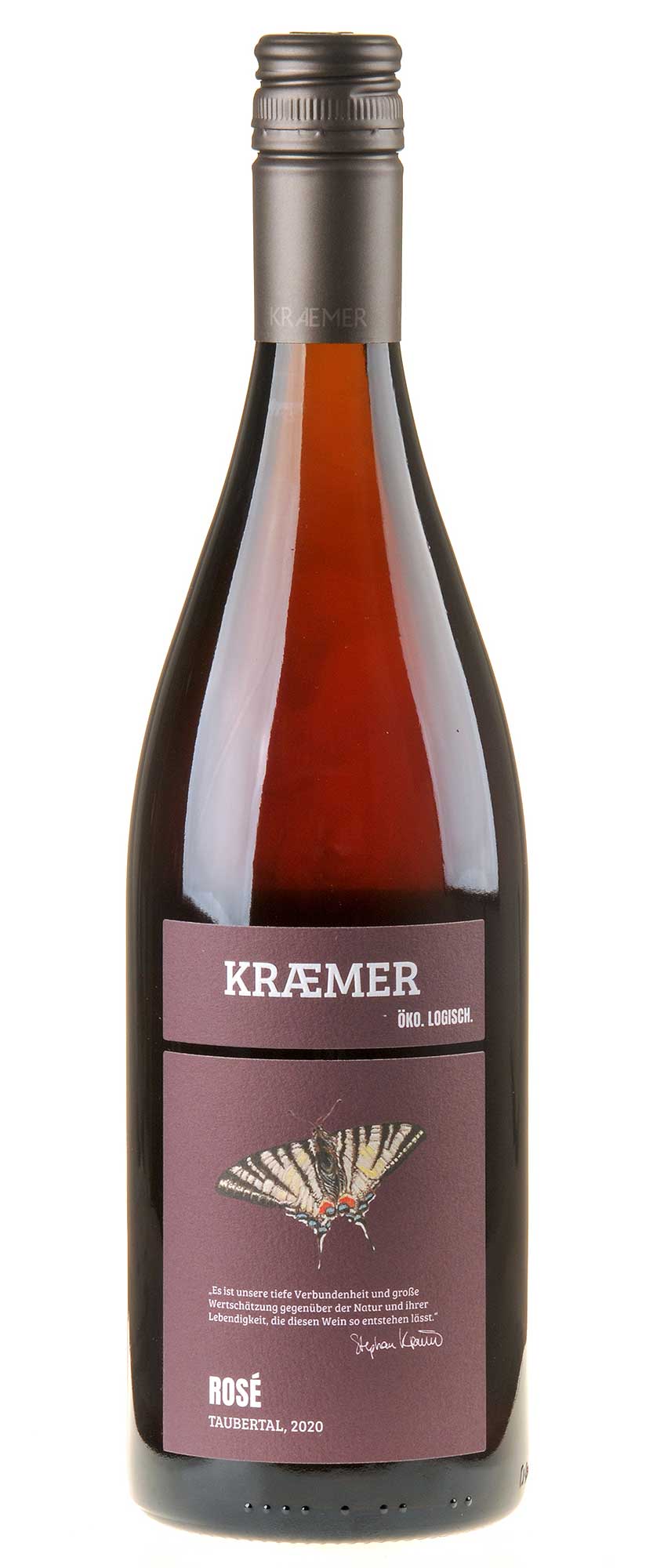 Ökologischer Land- & Weinbau KRAEMER Taubertal Rosé - Pinot Meunier Bio 2020