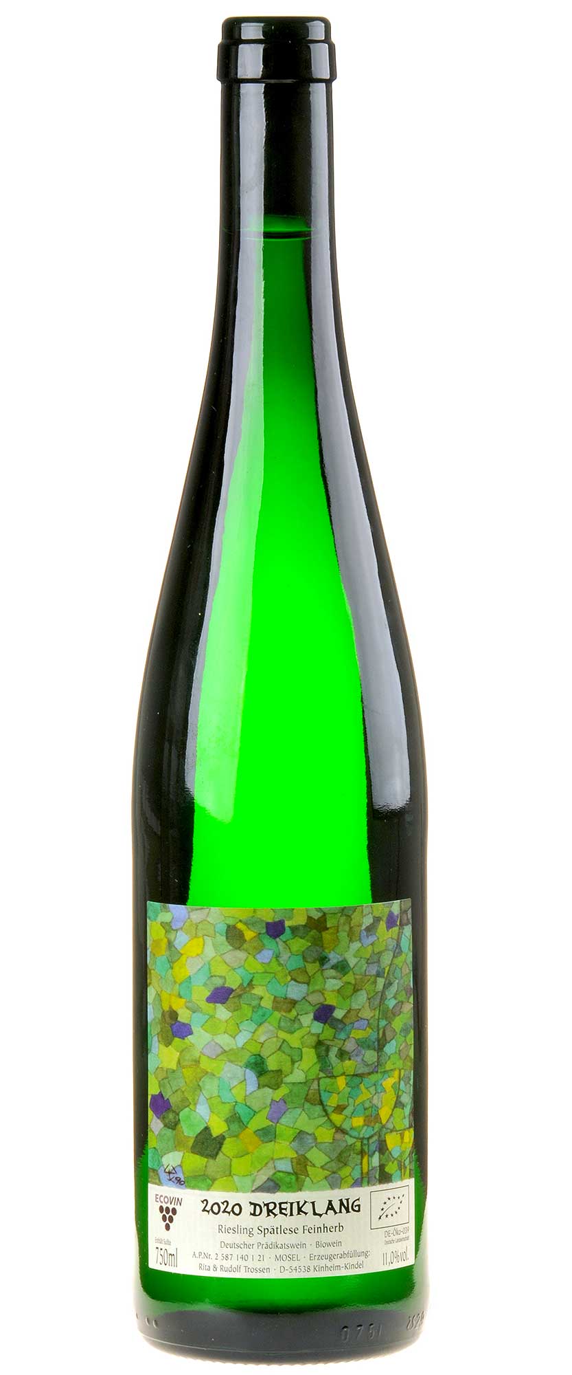 Rita & Rudolf Trossen Dreiklang Riesling Spätlese feinherb Bio