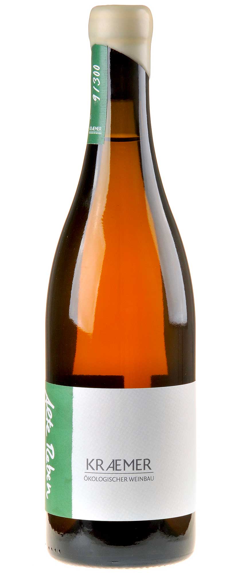 Ökologischer Land- & Weinbau KRAEMER Silvaner Alte Reben RESERVE Bio 2018 Seitenetikett