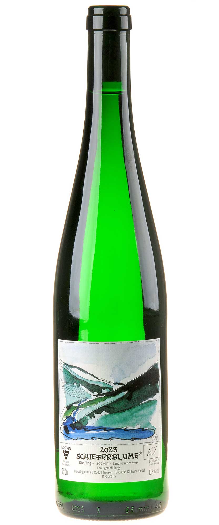 Rita & Rudolf Trossen Schieferblume Riesling trocken Bio