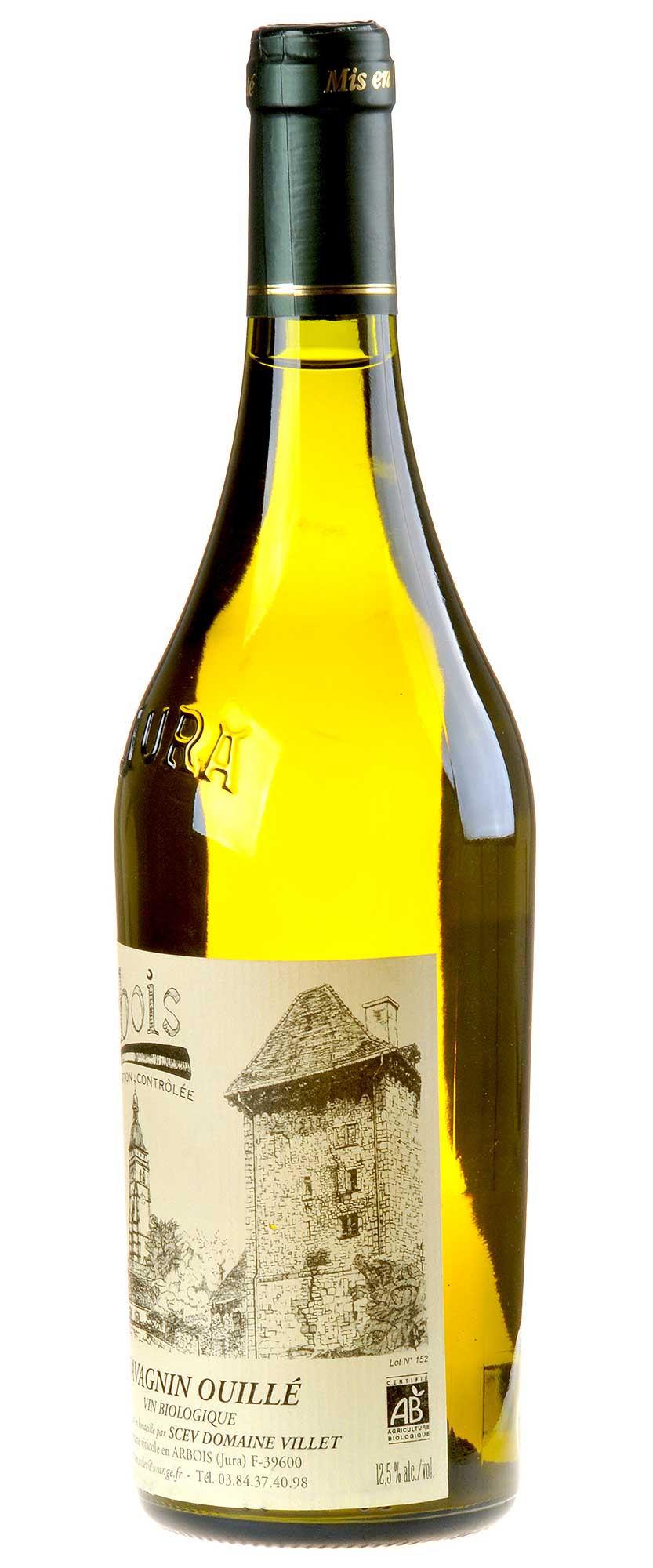 Domaine Villet Savagnin Ouillé Bio 2015 rechte Seite