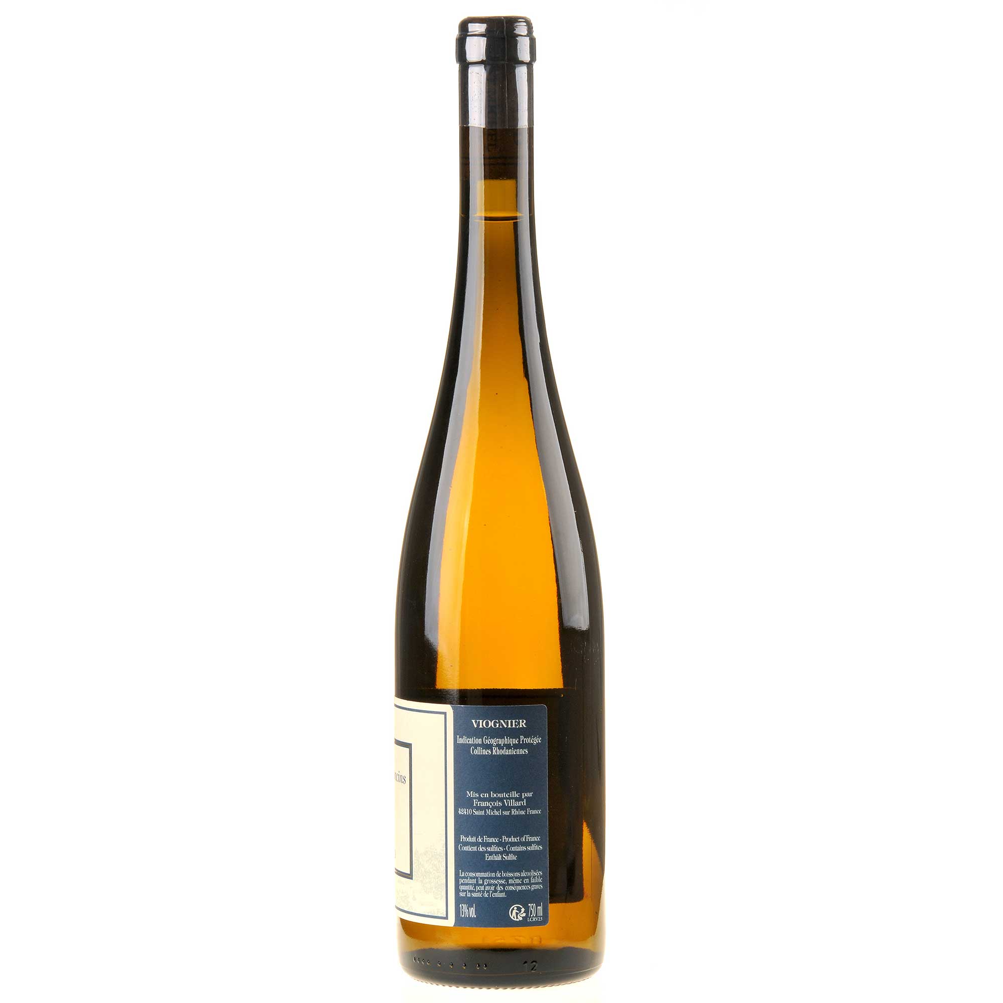 Domaine François Villard Viognier Contours de Deponcins 2023 Rücketikett