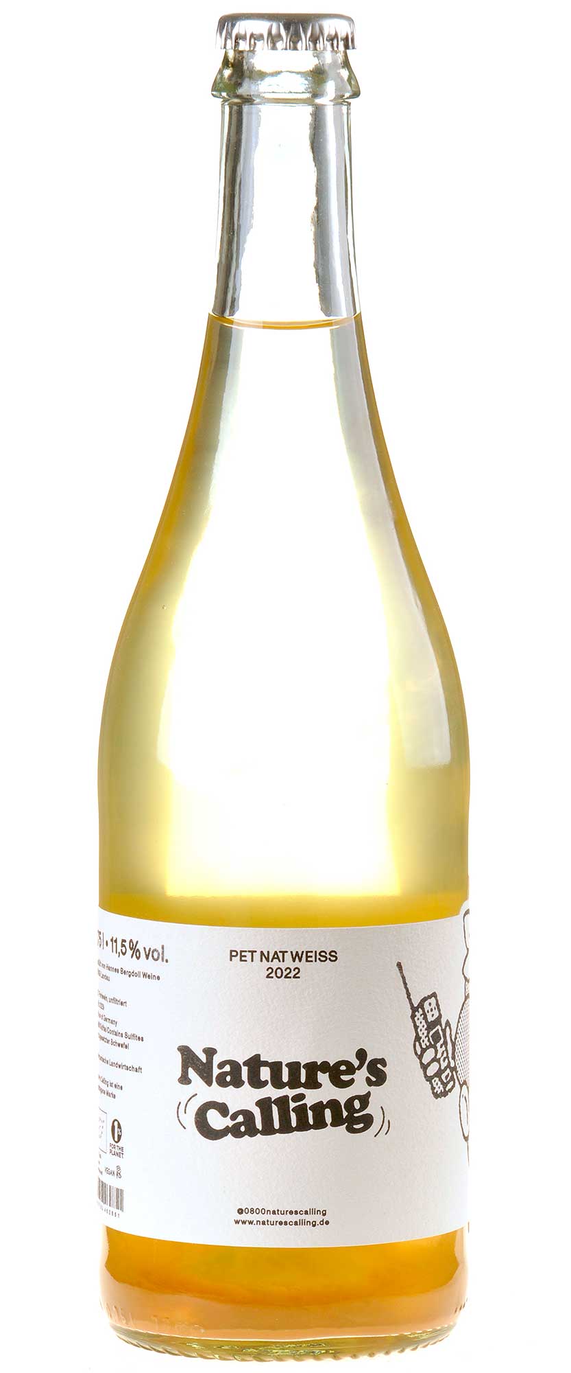 Nature´s Calling Hannes Bergdoll Pet Nat Weiss Bio 2022