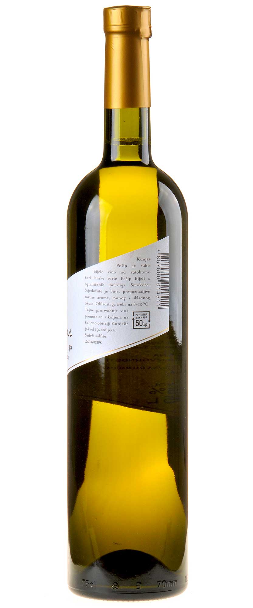 Kunjas Pošip 2021 Seitenetikett