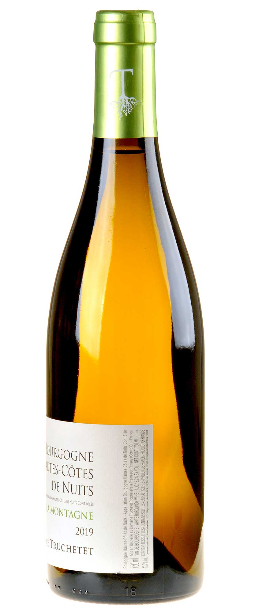 Domaine Truchetet Hautes Côtes de Nuits Blanc La Montagne 2019 Rücketikett