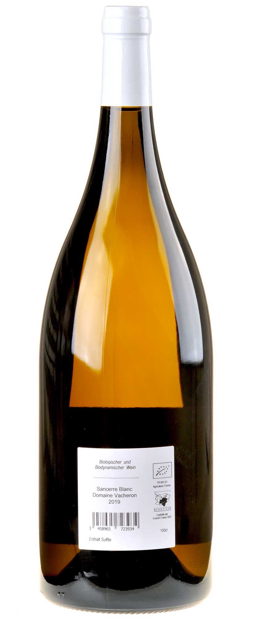 Vacheron Sancerre Blanc Bio 2019 Magnum Rücketikette
