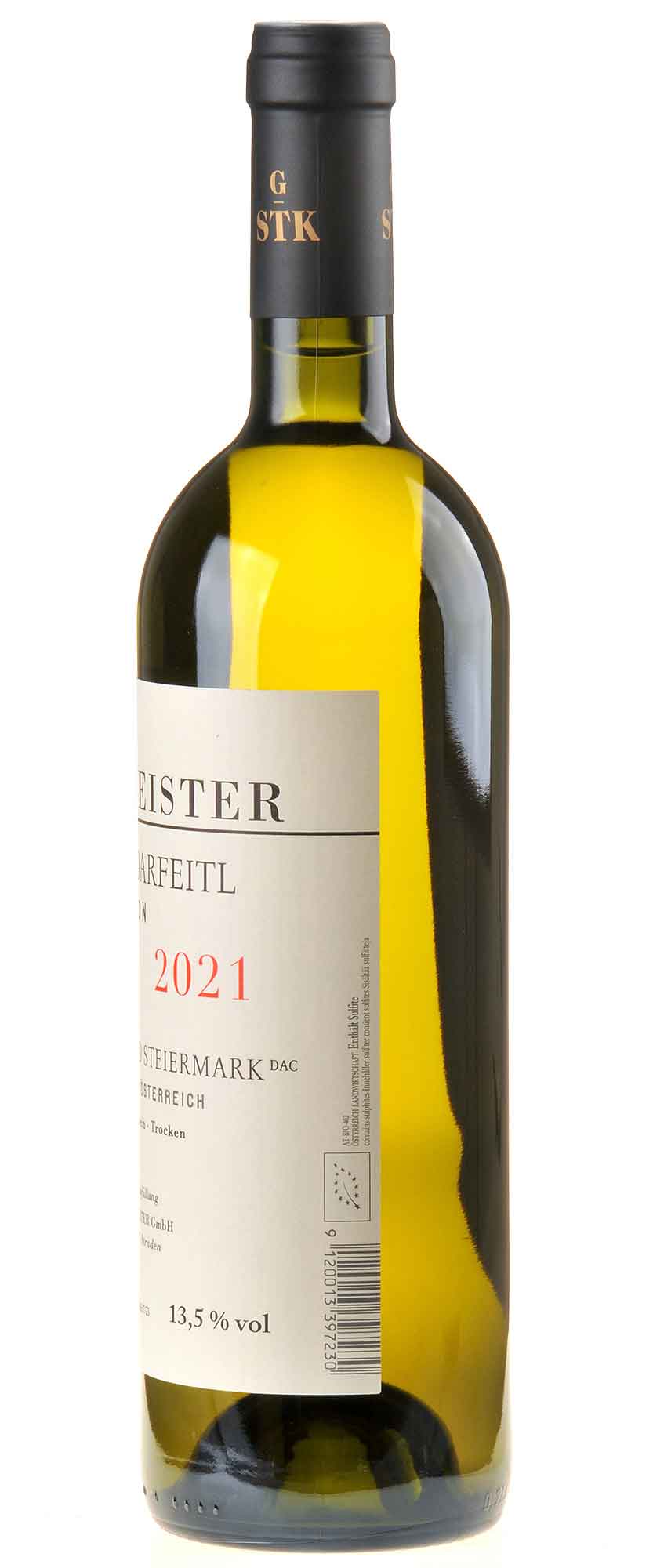 Neumeister Morillon Ried Moarfeitl GSTK Bio 2021 Rücketikett