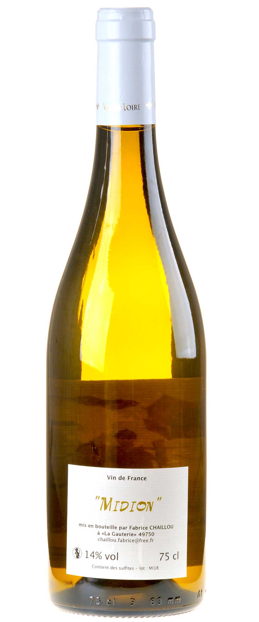 Fabrice Chaillou Midion 2018 Rücketikette