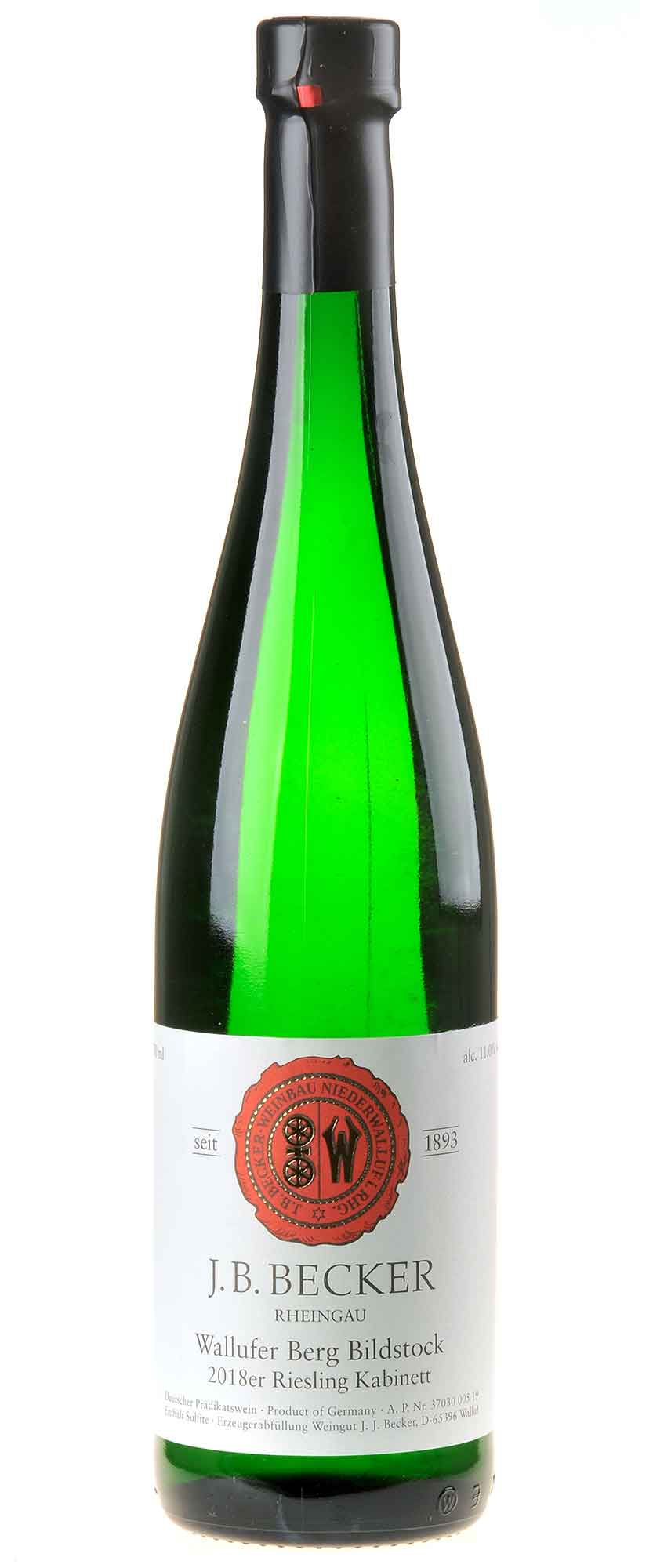 J.B.Becker Riesling Wallufer Berg Bildstock Kabinett 2018
