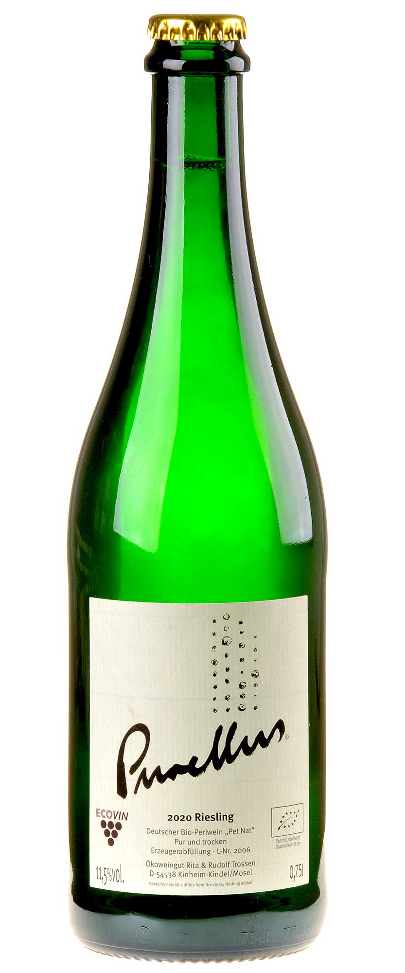 Rita & Rudolf Trossen Purellus Riesling Pet Nat Bio 2020